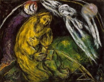 Prophet Jeremiah contemporary Marc Chagall Oil Paintings